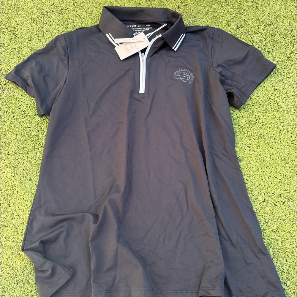 Peter Millar Black Womens Polo